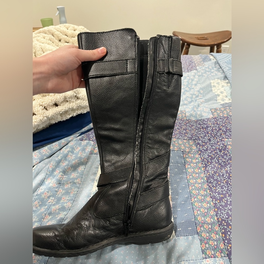 boc Black Over the Knee Boots - Picture 5 of 6